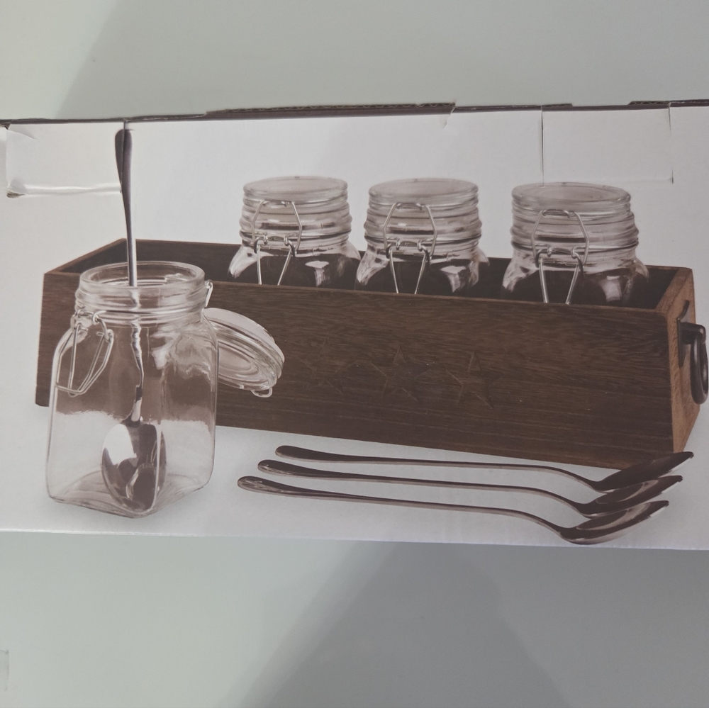 Condiment Jar Set NEW